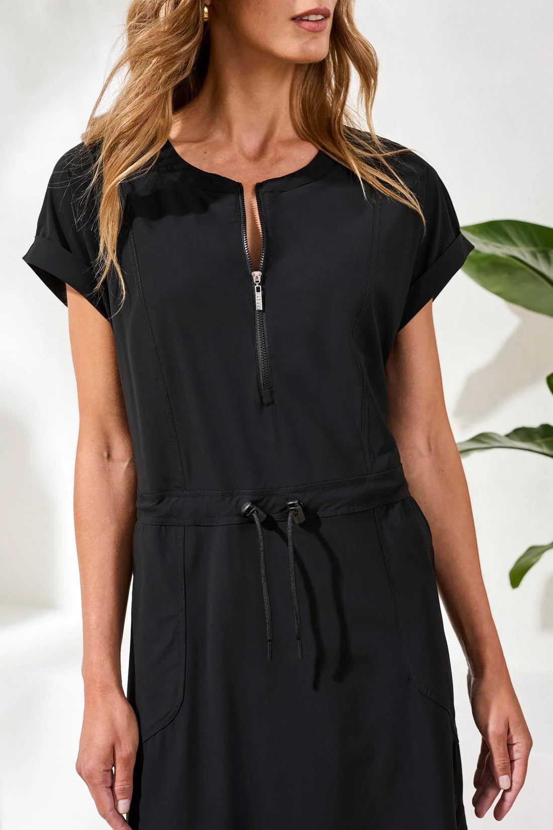 Tri 3093o Zip Dress With Drawcord