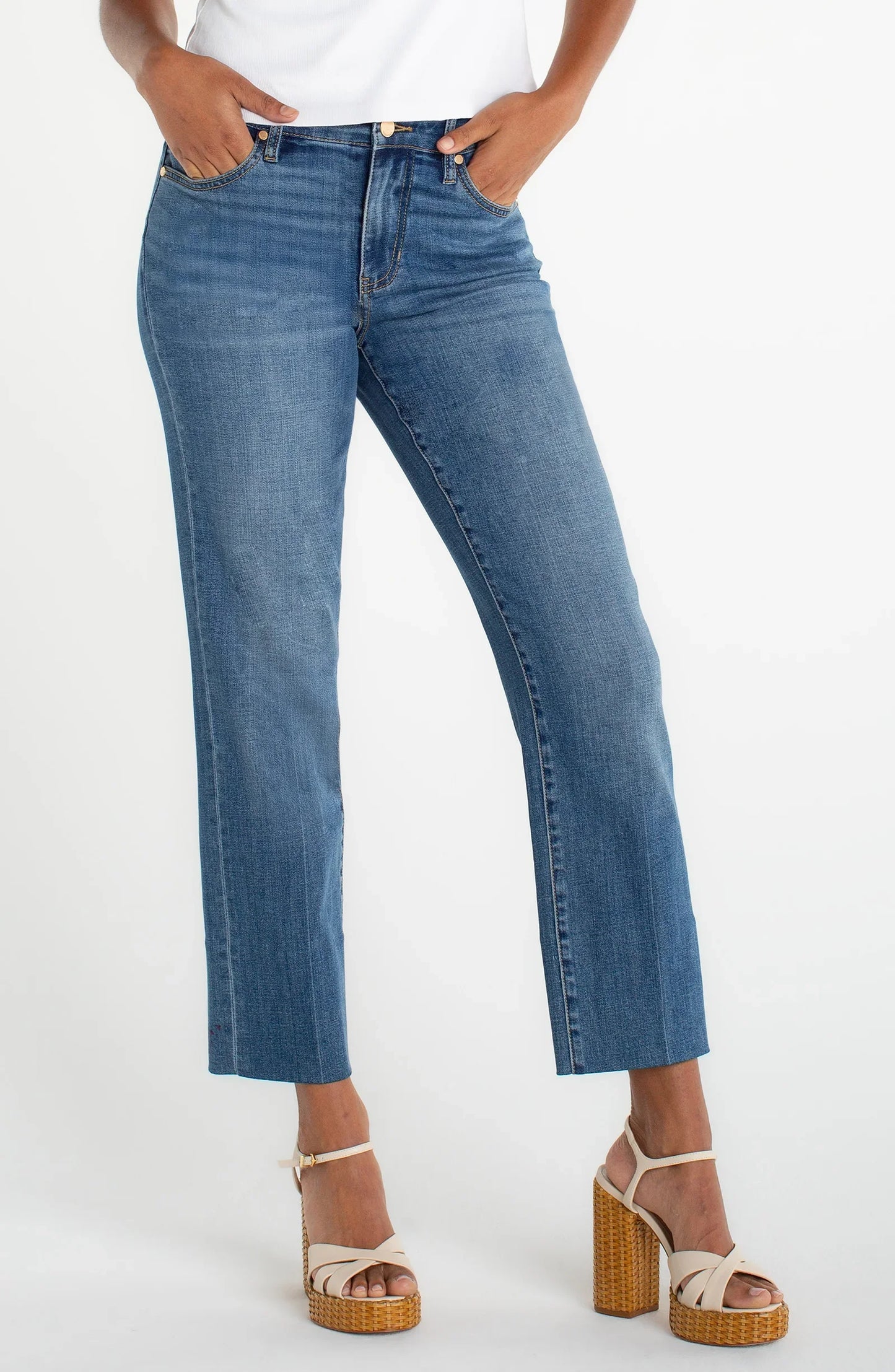 L.P LM3160CH4 Kennedy Crop Straight With Blind Hem