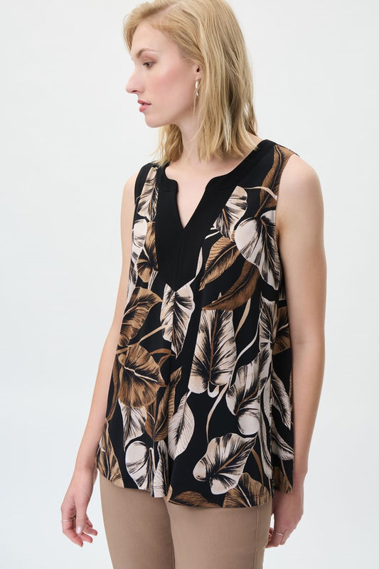 J.R 231122 Tropical Sleeveless Top