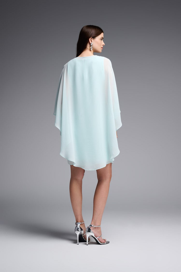 J.R 231705 Dress with Chiffon Cover-Up