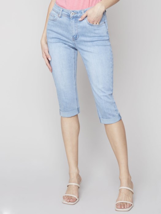 C.B 5208X Denim Pedal Pusher